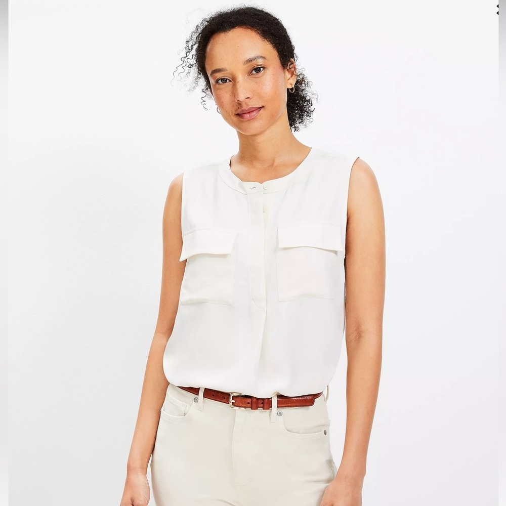 NWT Loft Utility Pocket Shell Size L